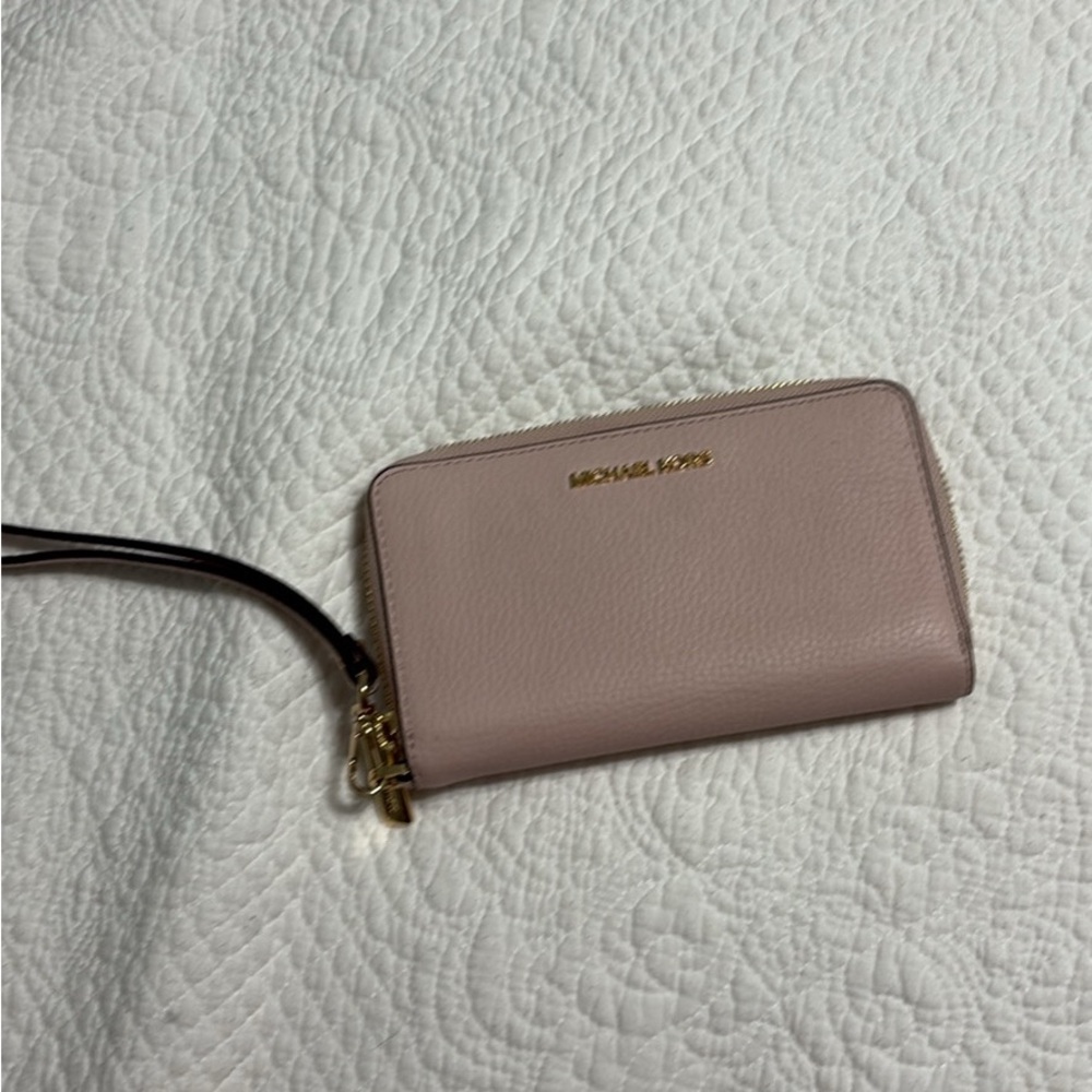 Michael Kors Pink Leather Wallet